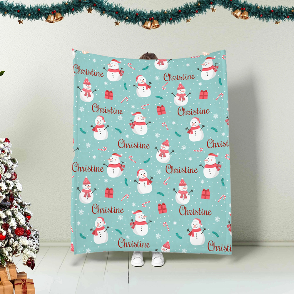 Personalized Merry Christmas Blanket for Comfort & Unique | BKMC18