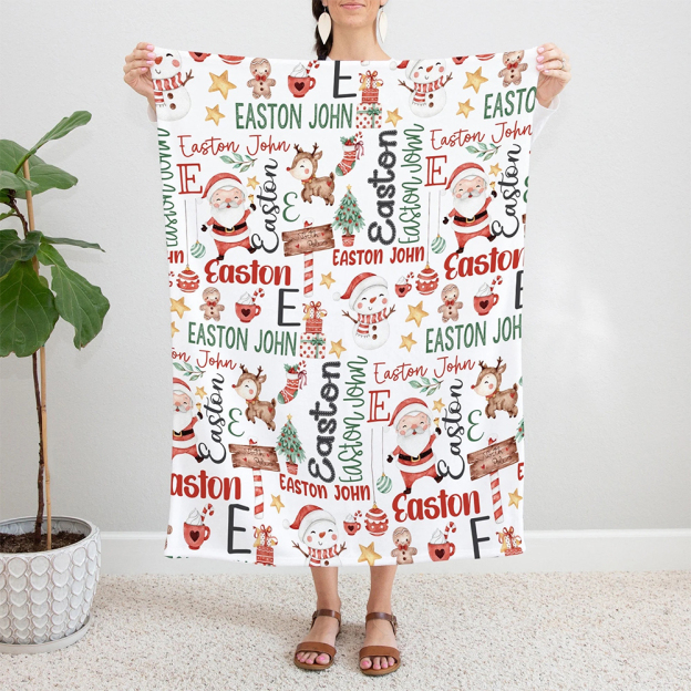 Personalized Merry Christmas Blanket for Comfort & Unique | BKMC19