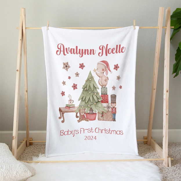 Personalized Merry Christmas Blanket for Comfort & Unique | BKMC20