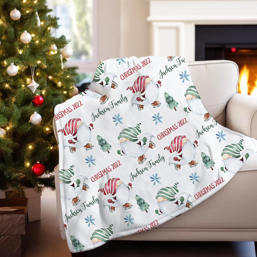 Personalized Merry Christmas Blanket for Comfort & Unique | BKMC23