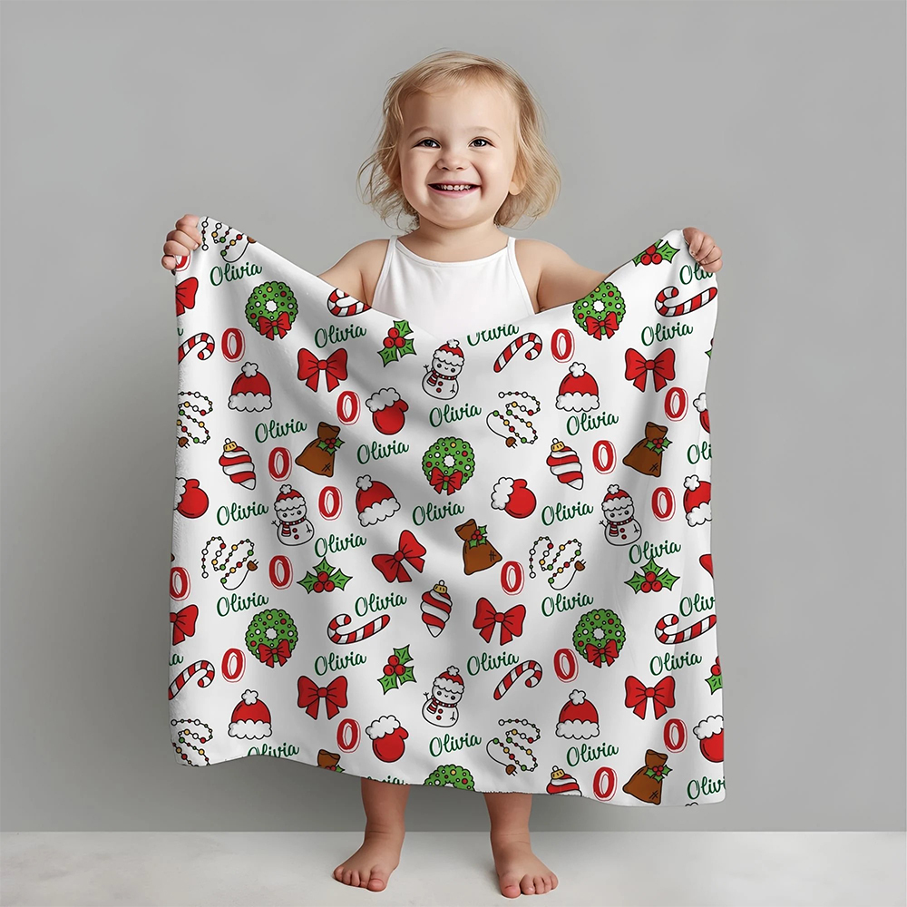 Personalized Merry Christmas Blanket for Comfort & Unique | BKMC25