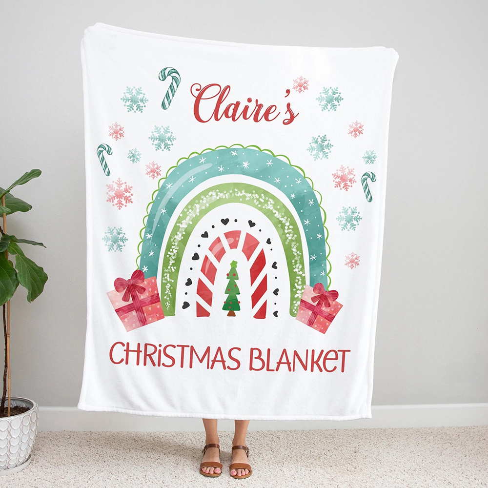 Personalized Merry Christmas Blanket for Comfort & Unique | BKMC27