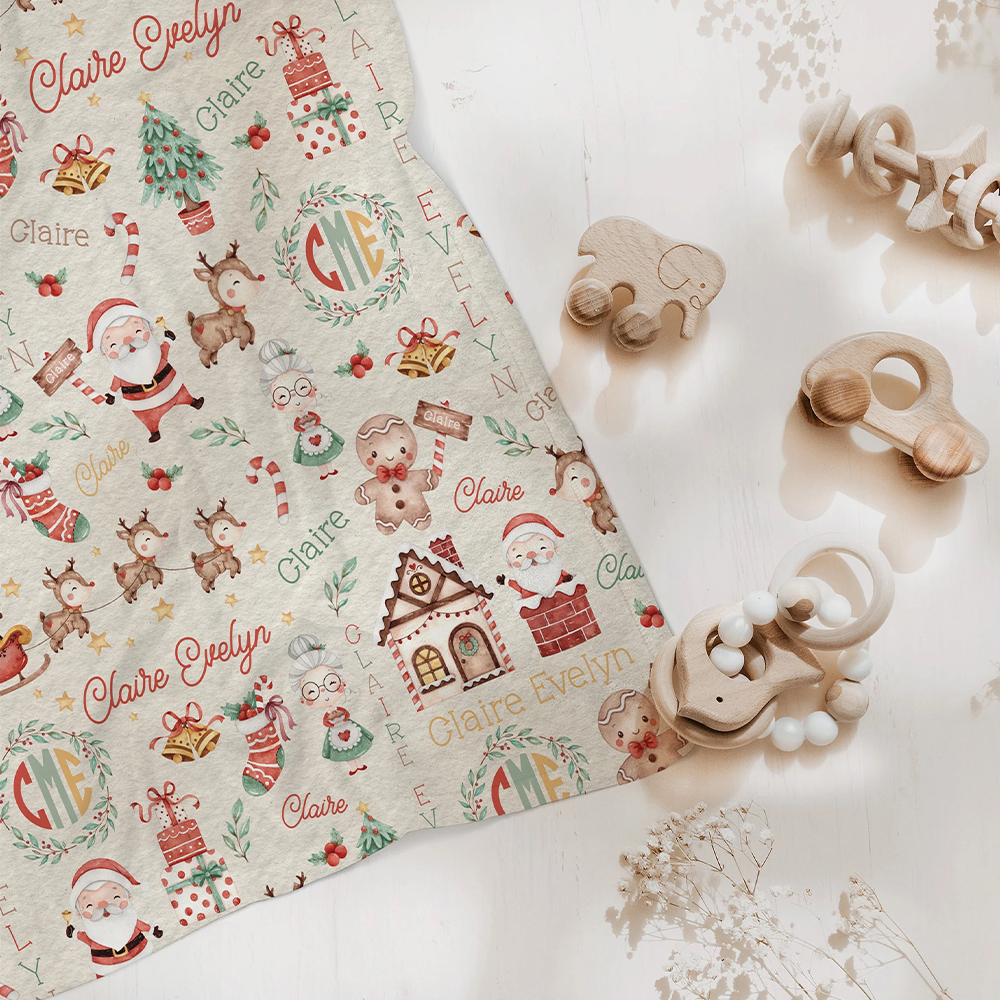 Personalized Merry Christmas Blanket for Comfort & Unique | BKMC29