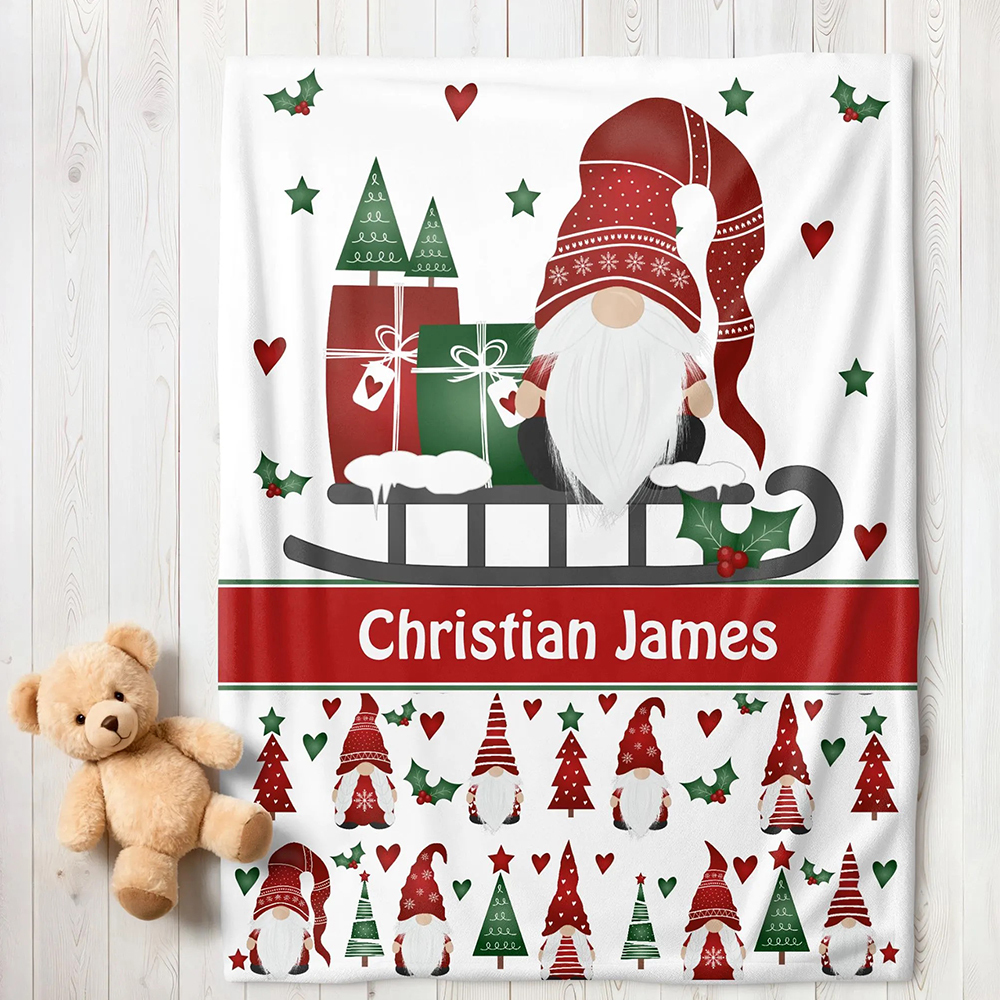 Personalized Merry Christmas Blanket for Comfort & Unique | BKMC30