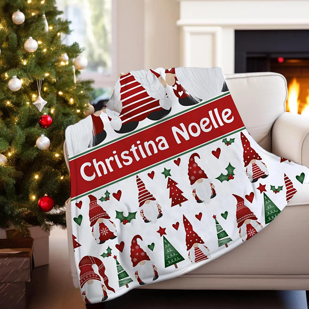 Personalized Merry Christmas Blanket for Comfort & Unique | BKMC30