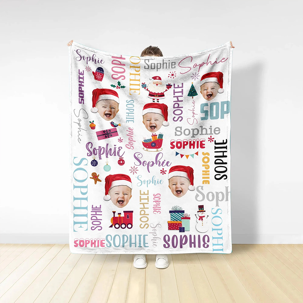 Personalized Merry Christmas Blanket for Comfort & Unique | BKMC31
