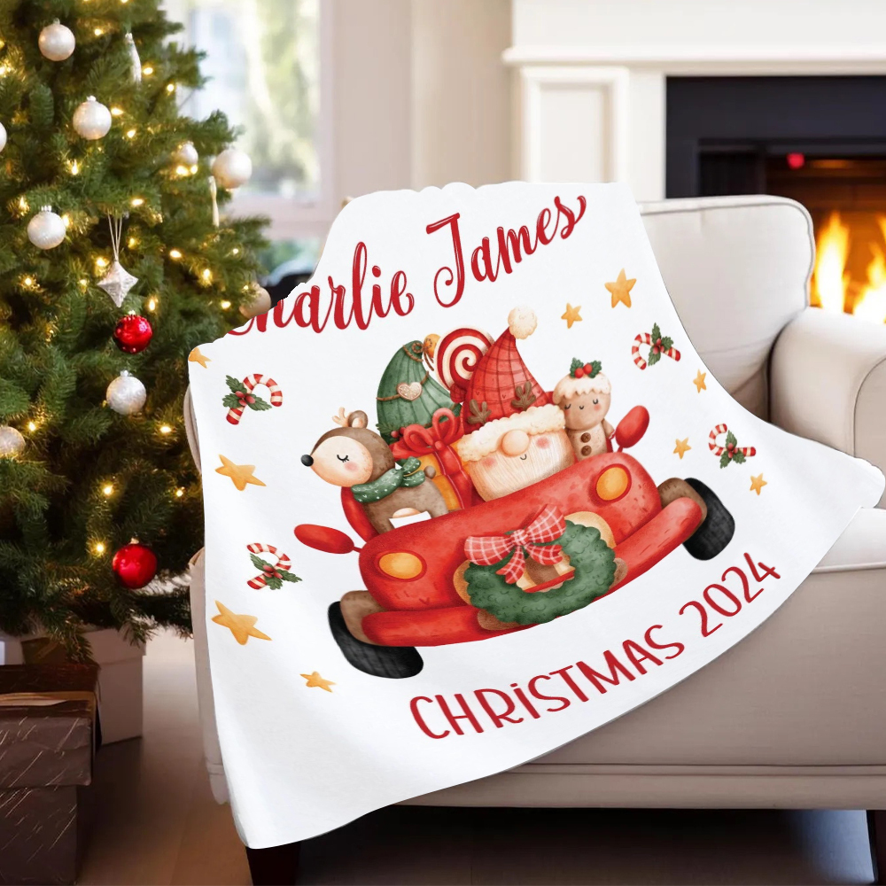 Personalized Merry Christmas Blanket for Comfort & Unique | BKMC34