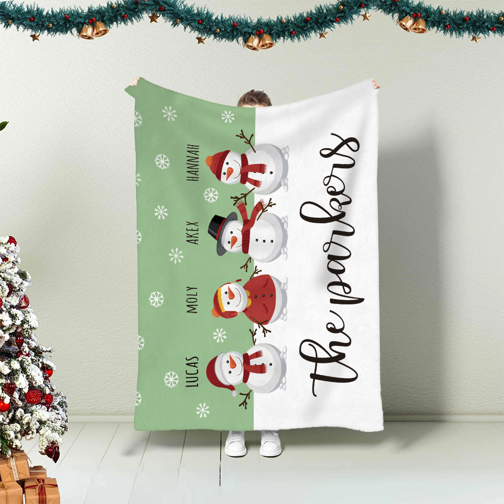 Personalized Merry Christmas Blanket for Comfort & Unique | BKMC16