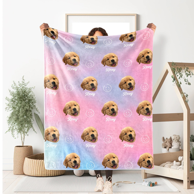 Personalized Lovely Pet Blanket for Comfort & Unique | BKPet113