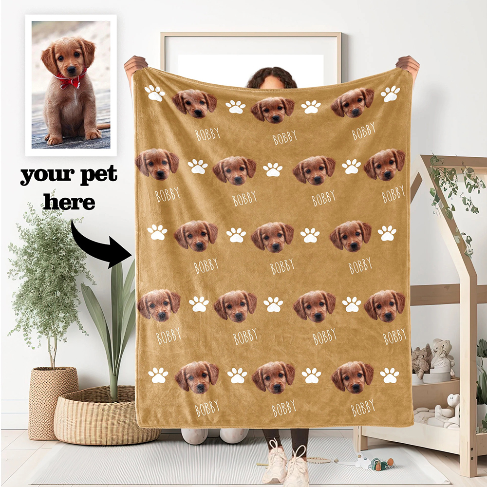 Personalized Lovely Pet Blanket for Comfort & Unique | BKPet114
