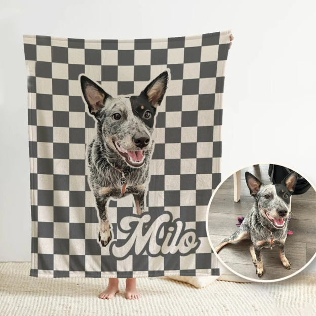 Personalized Lovely Pet Blanket for Comfort & Unique | BKPet115