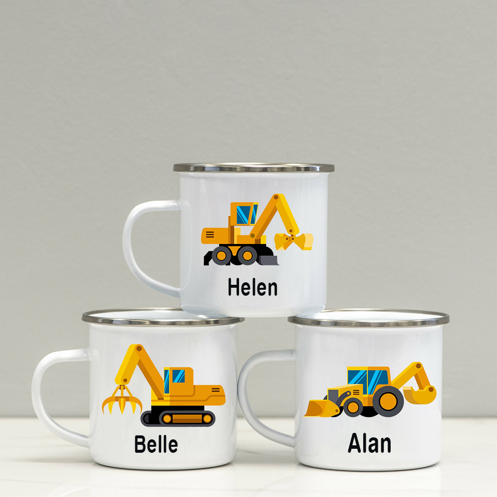 Personalised 12oz Truck Mugs for Kids  | KidMug02
