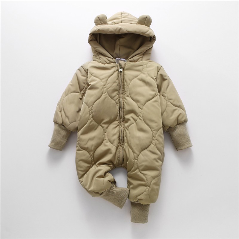 Personalized Hand Patch Kids Lightweight Puffer Romper | inJacket06