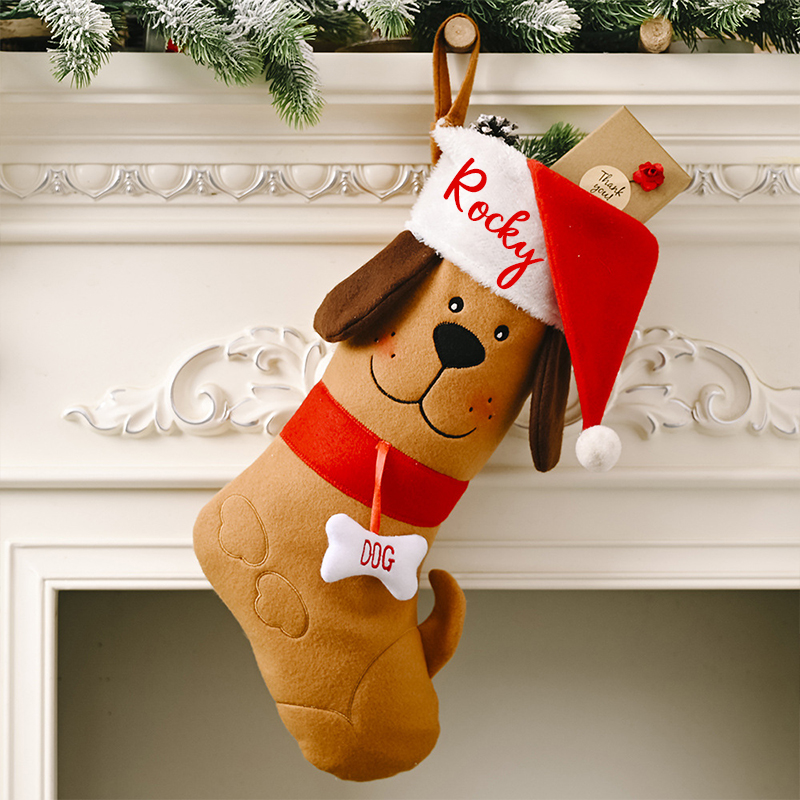 Personalized Pet Christmas Stocking with Name | MCGift07