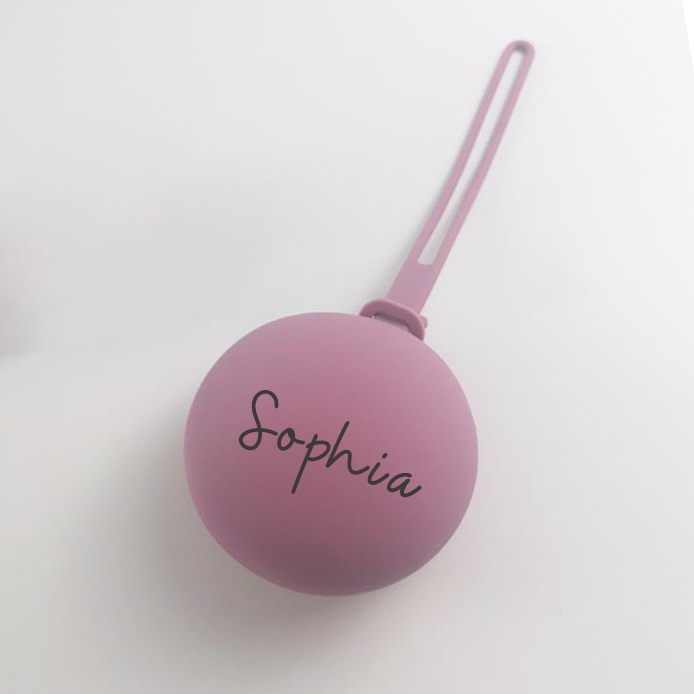 Personalized Baby Silicone Soother Holder Case | CWToy225