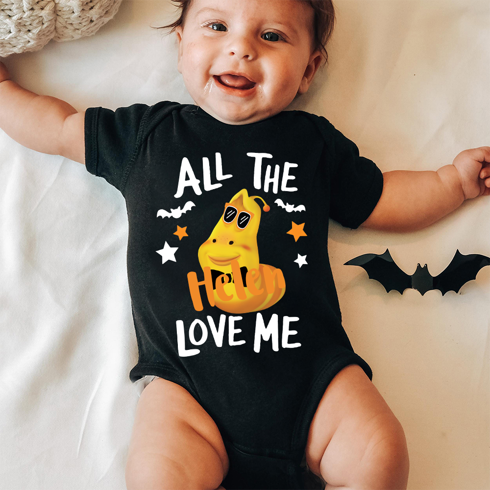 Personalized Larva's Halloween Funny Baby Romper | Larva17