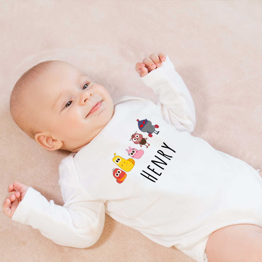 Personalized Larva's Funny Baby Romper | Larva21