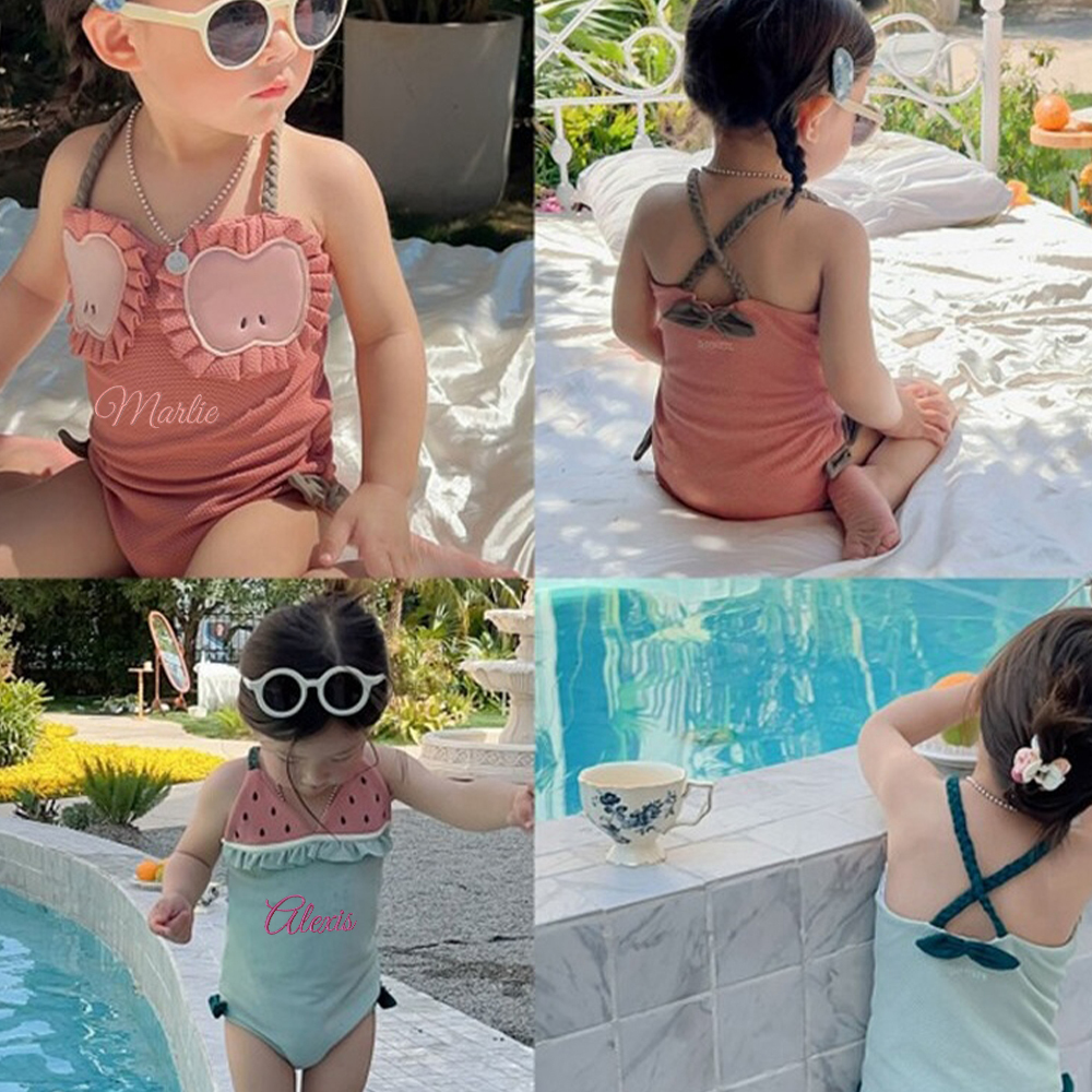 Personalized Embroidery Original Lovely Fruit Swimsuit for Summer | CWBaby56