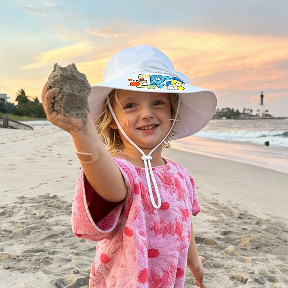 Personalized Lovely Bowknot Bucket Hat for Comfort & Unique | CWBeach226