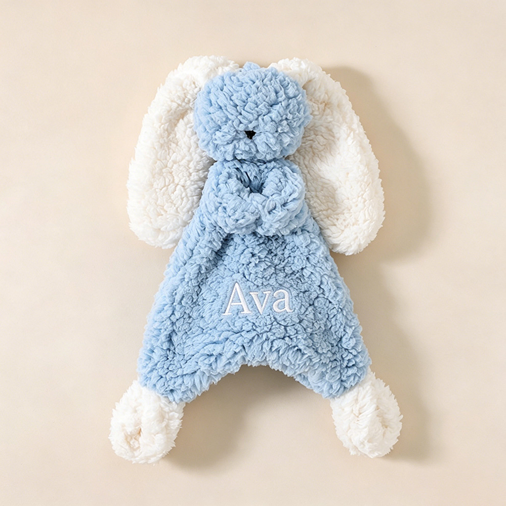 Personalized Kid's Lovely Soft Lambswool Baby Comfort Toy | CWToy190