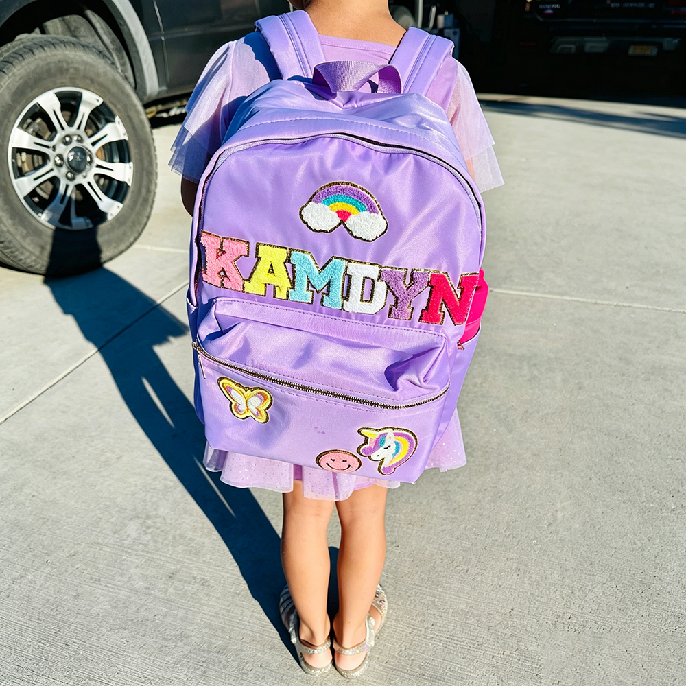 Personalized Hand Patch Kids Lovely Backpack｜CWPack0902