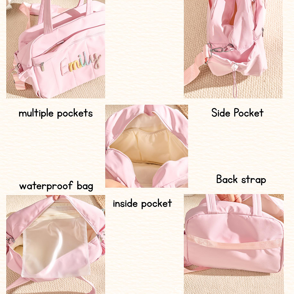 Personalized Hand Embroidery Water Proof Duffle Bag | CWPack380
