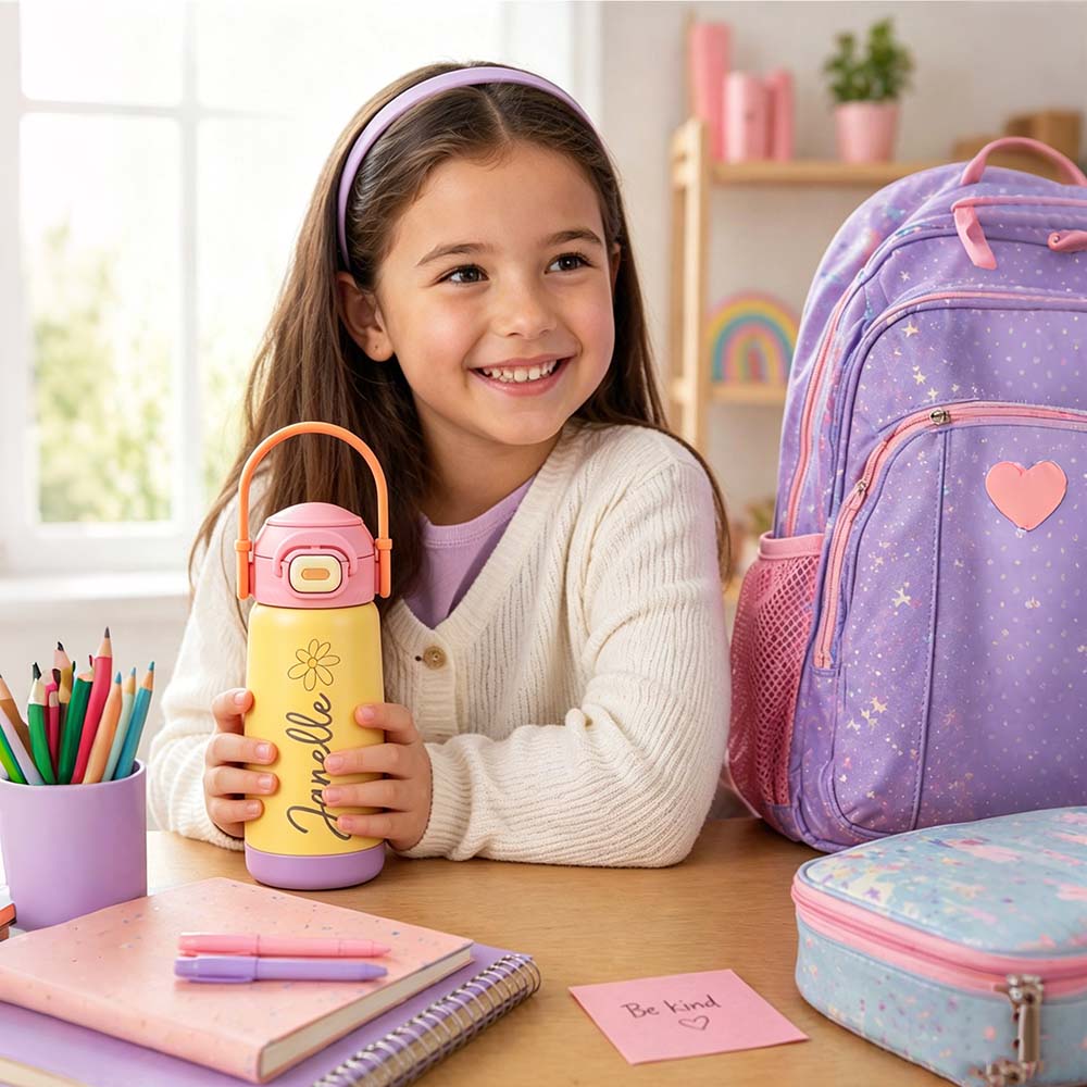 Personalized BPA Free 16oz Engraved Kids Water Bottle | YouBottle103