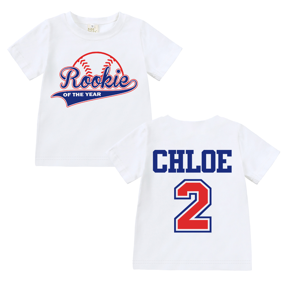 Personalized Basketball Rookie Of The Year Birthday T-Shirt | inBirth10