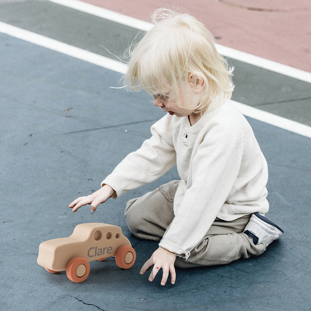 Personalized Kid Silicone Plane and Car Toy | CWToy99