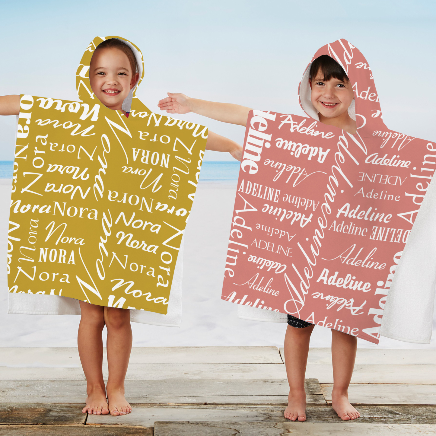 Personalized Hooded Beach Towel for Summer & Beach | CWHTowel02