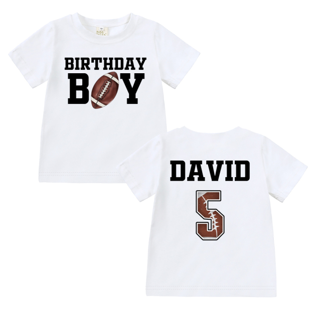 Personalized Sports Ball Games Birthday T-Shirt | inBirth19