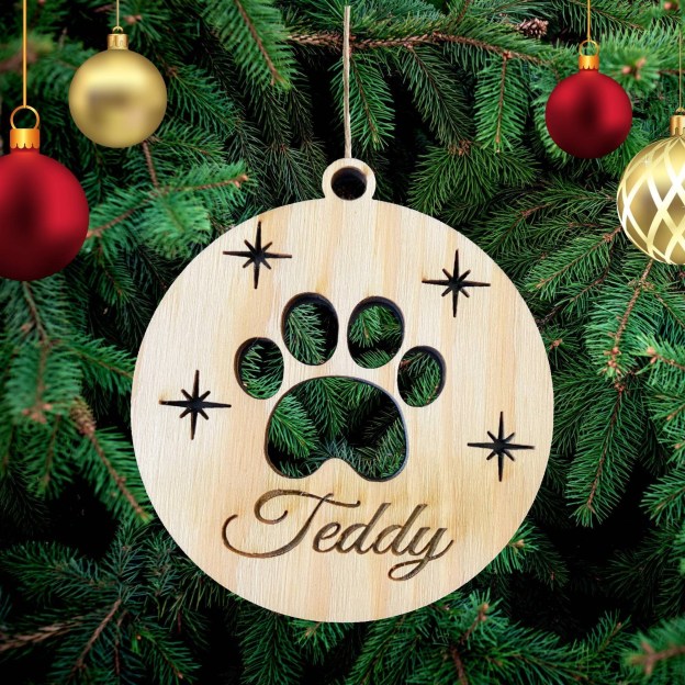 Personalized Christmas Wooden Decoration | MCGift114
