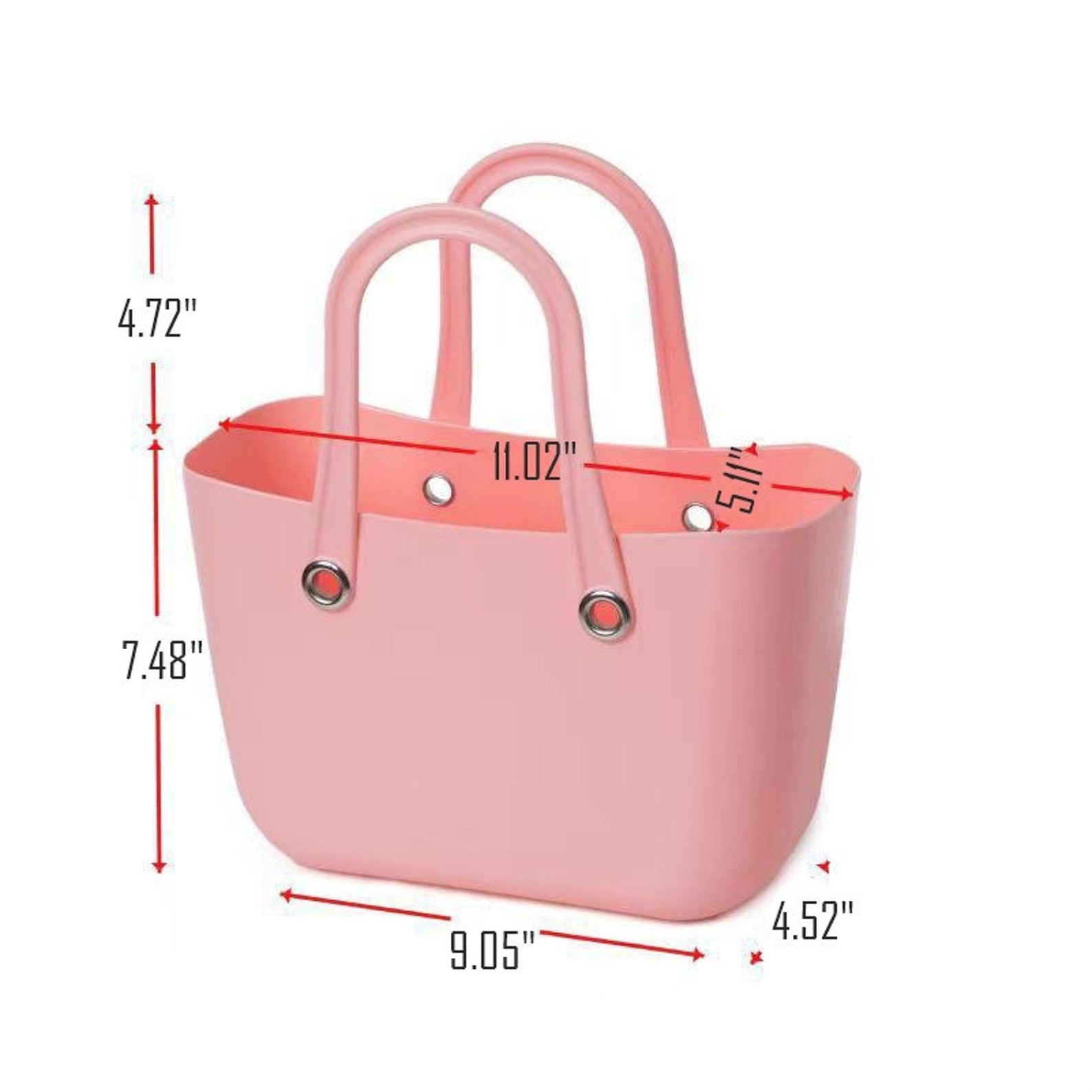 Personalized Leather Tag Color Beach Bag | CWBeach78