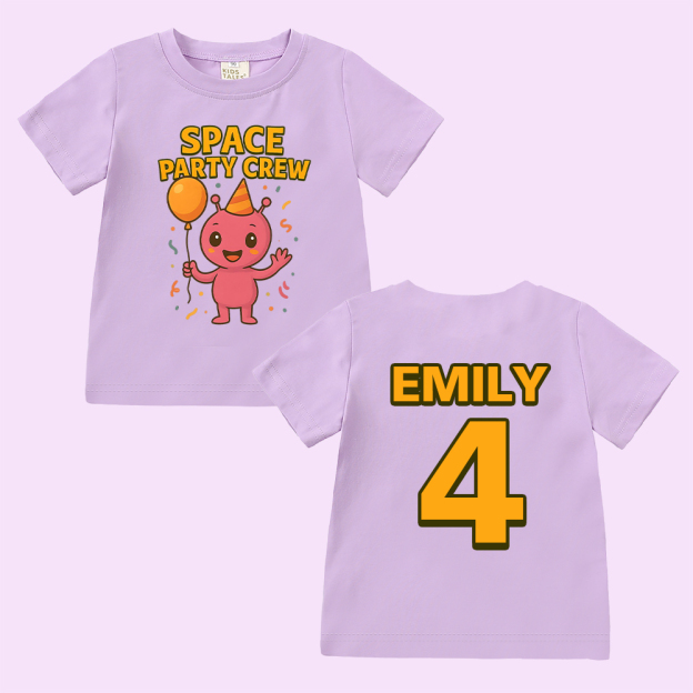 Personalized Space Party Birthday T-Shirt | inBirth33