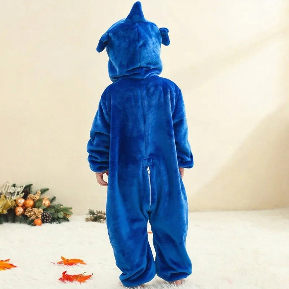 Personalized Leather Patch Baby Animal Romper  | CWBaby287