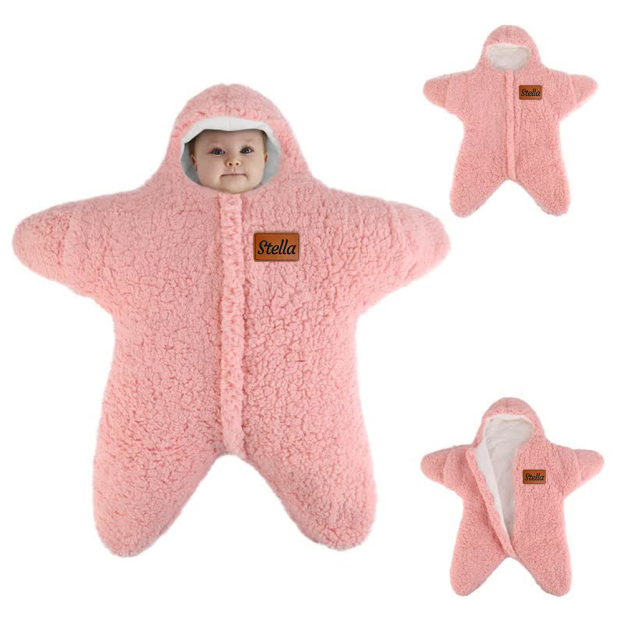 Personalized Baby Newborn Starfish Warm Sleeping Bag | CWBaby293