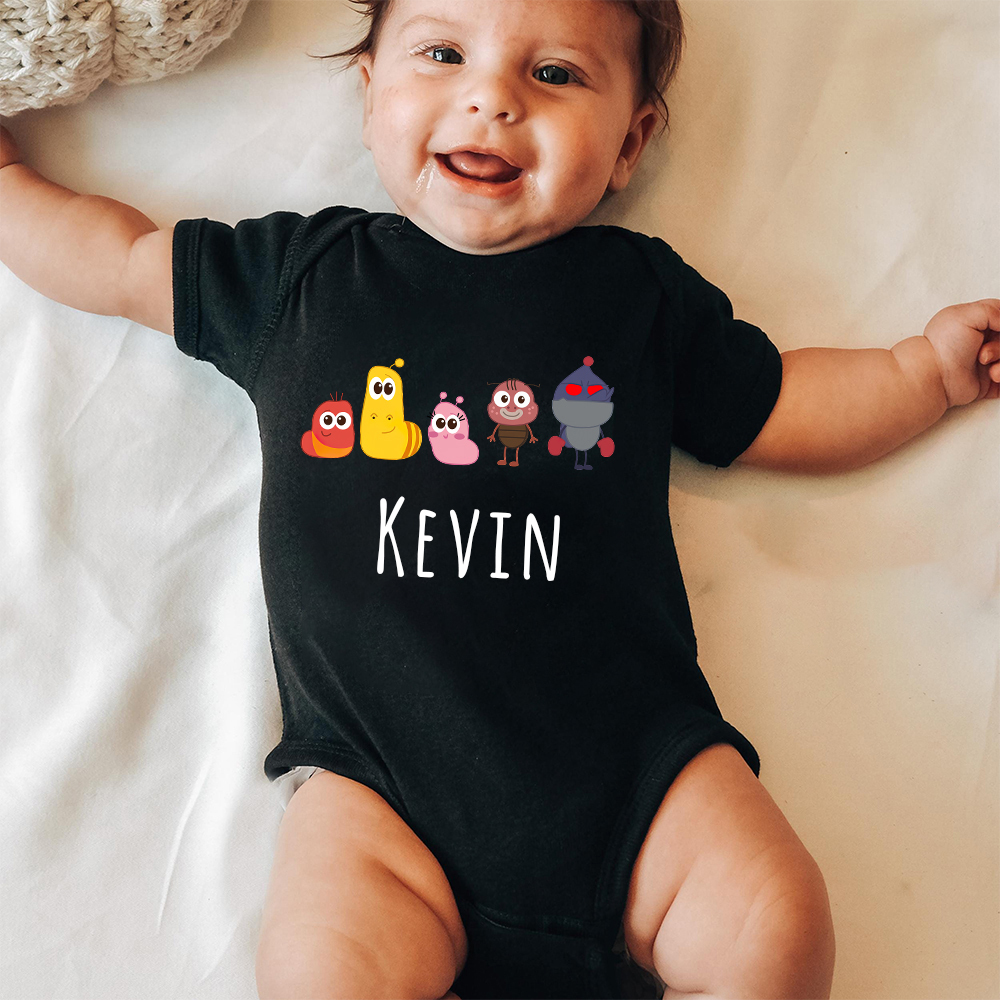 Personalized Larva's Funny Baby Romper | Larva21