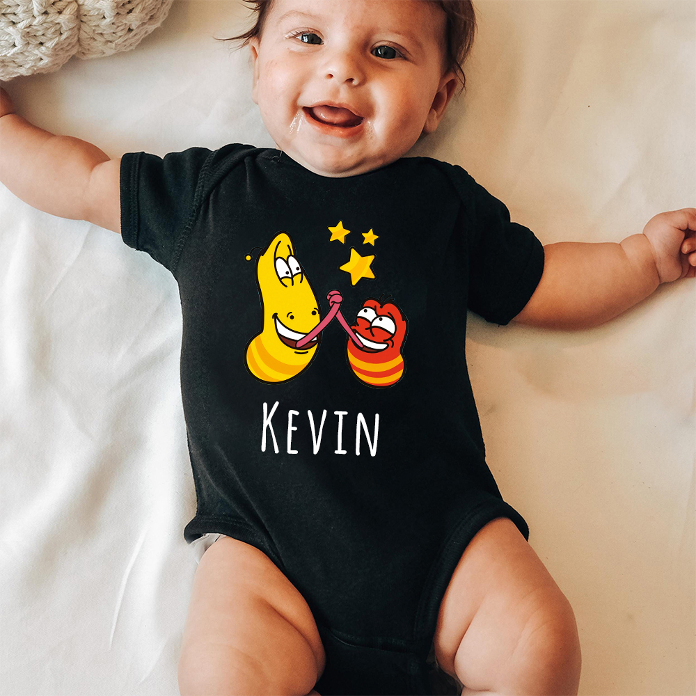 Personalized Larva's Funny Baby Romper | Larva23