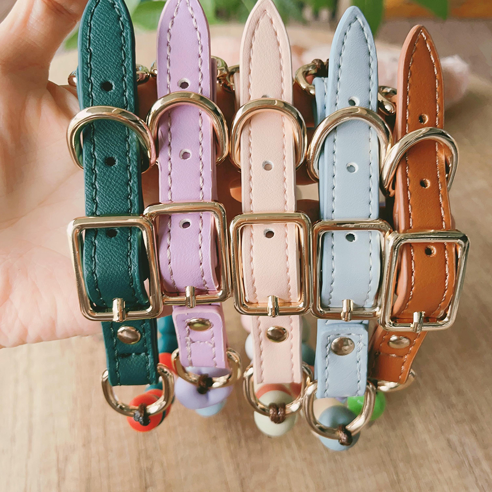 Personalized Handmade Beaded Adjustable Buckle Dog Collar | BKPet221
