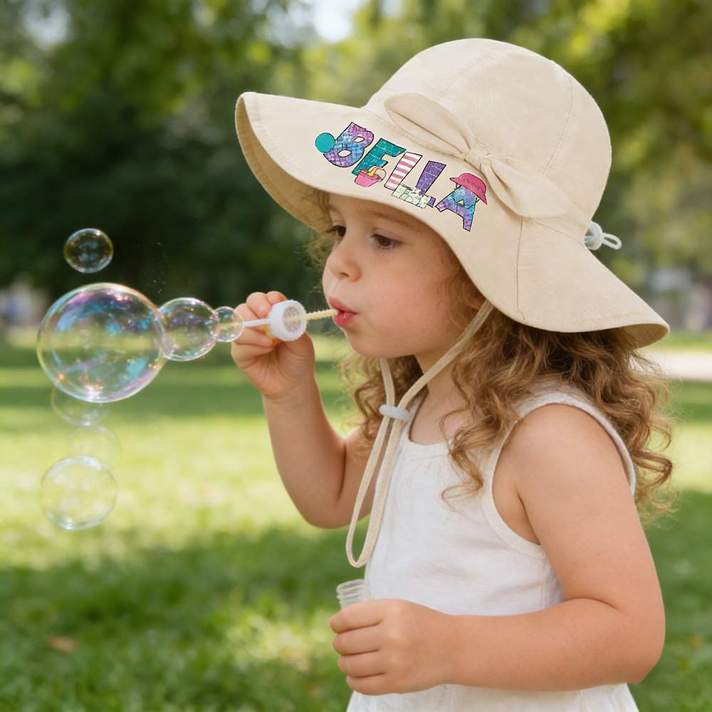 Personalized Lovely Bowknot Bucket Hat for Comfort & Unique | CWBeach226