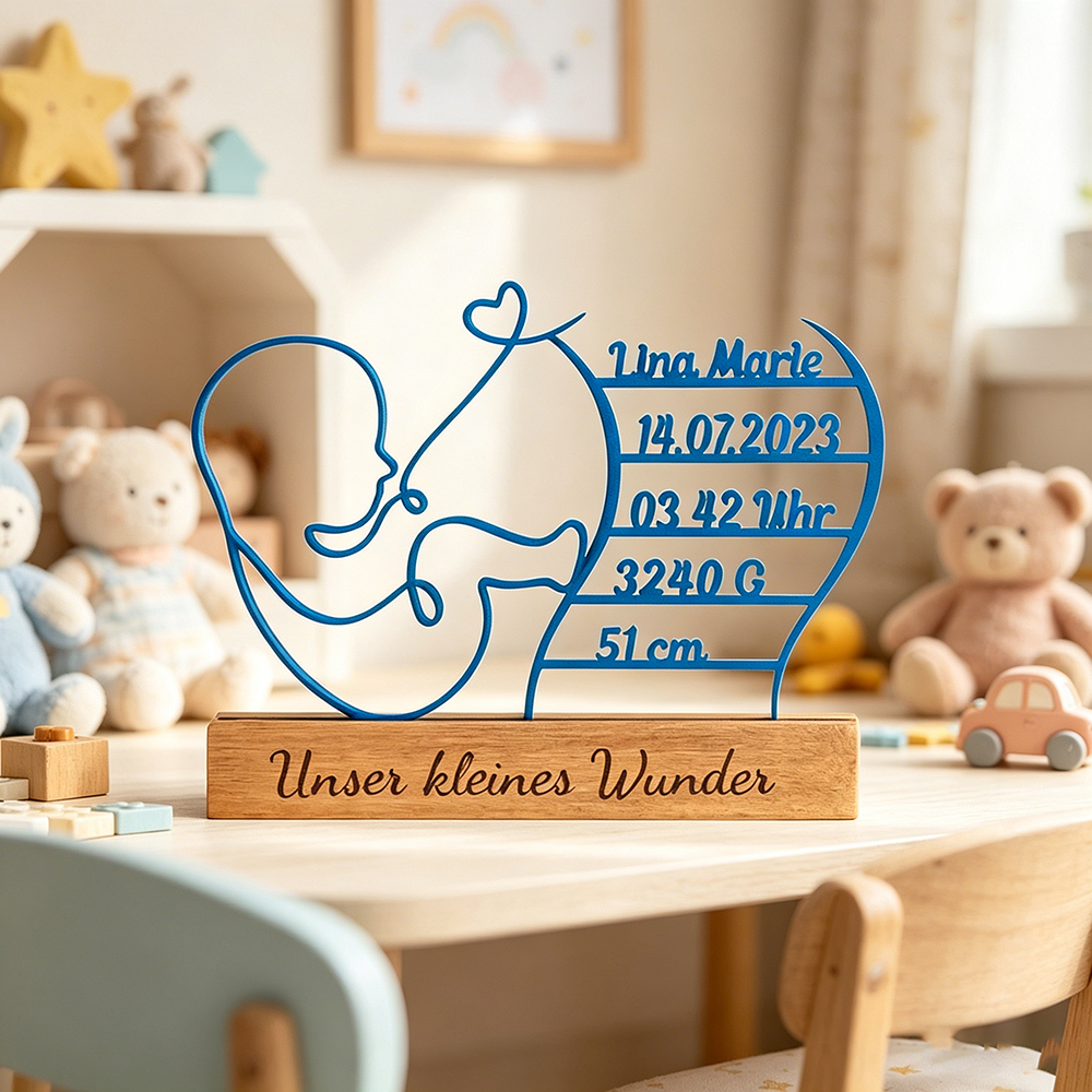 Personalized 3D Baby Birth Stand Decor for Unique & Love | CWGift60