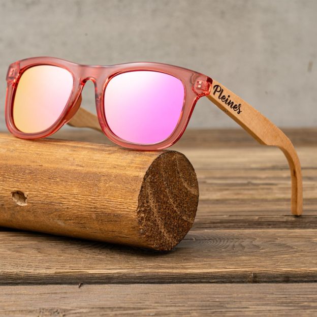 Personalized Kid Sunglasses with Wood Box | CWBeach110