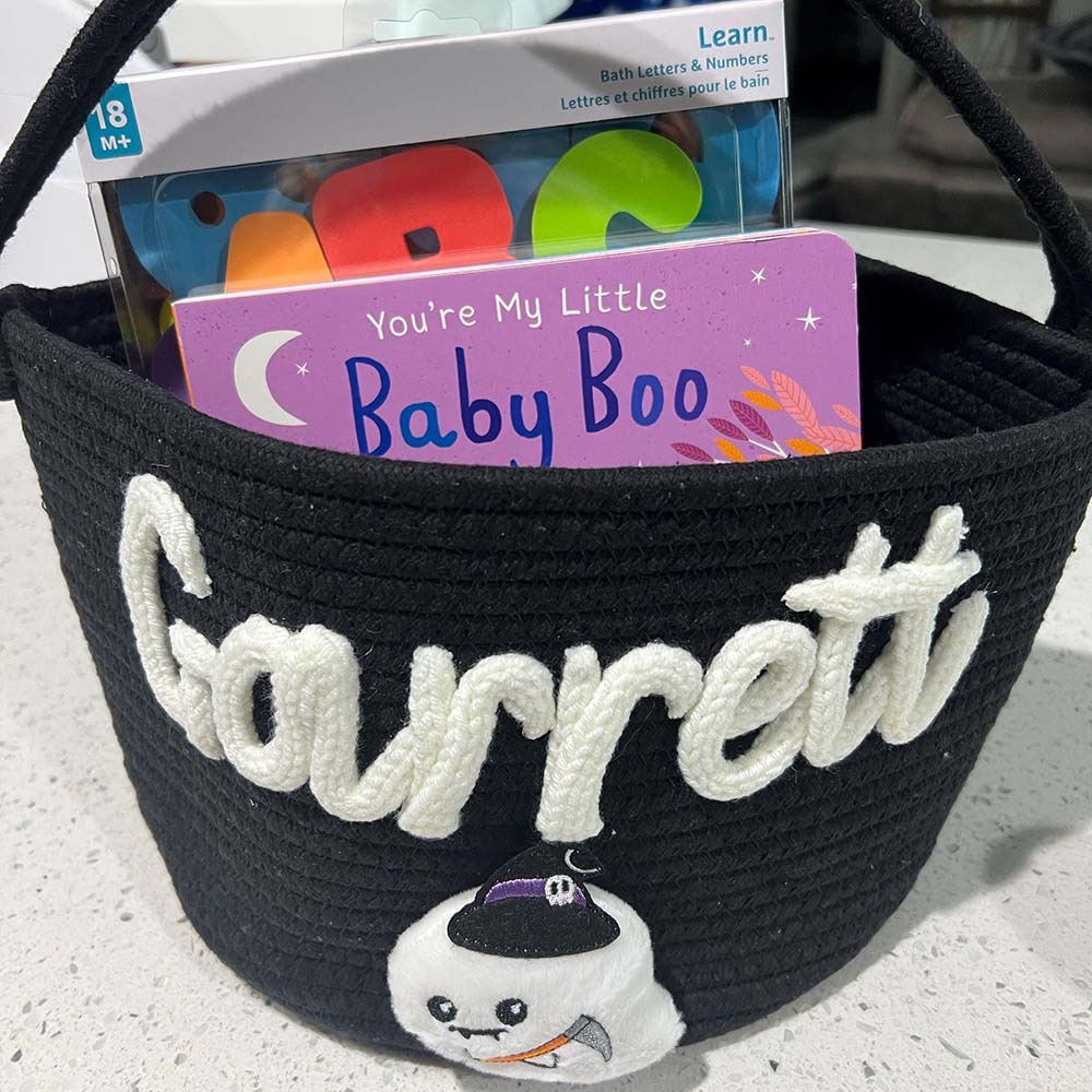Personalized Halloween Treat Basket | CWHalloween105