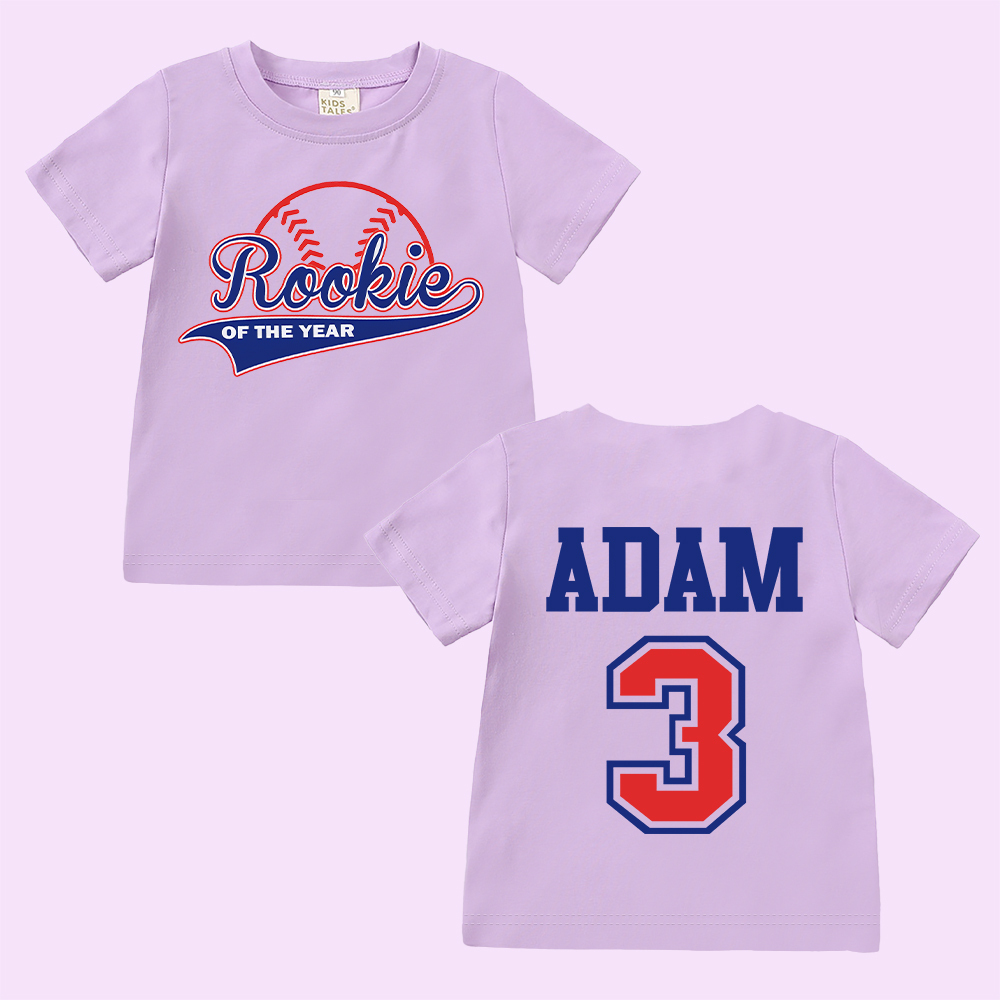 Personalized Basketball Rookie Of The Year Birthday T-Shirt | inBirth10
