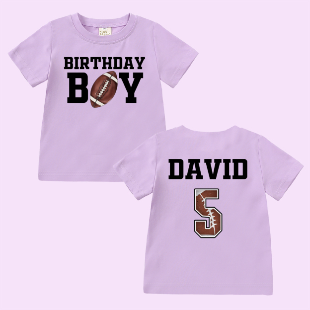 Personalized Sports Ball Games Birthday T-Shirt | inBirth19
