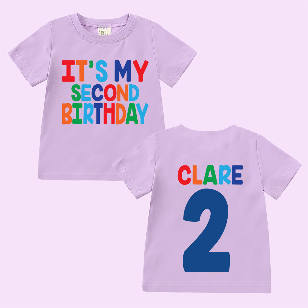 Personalized My First Birthday T-Shirt | inBirth24