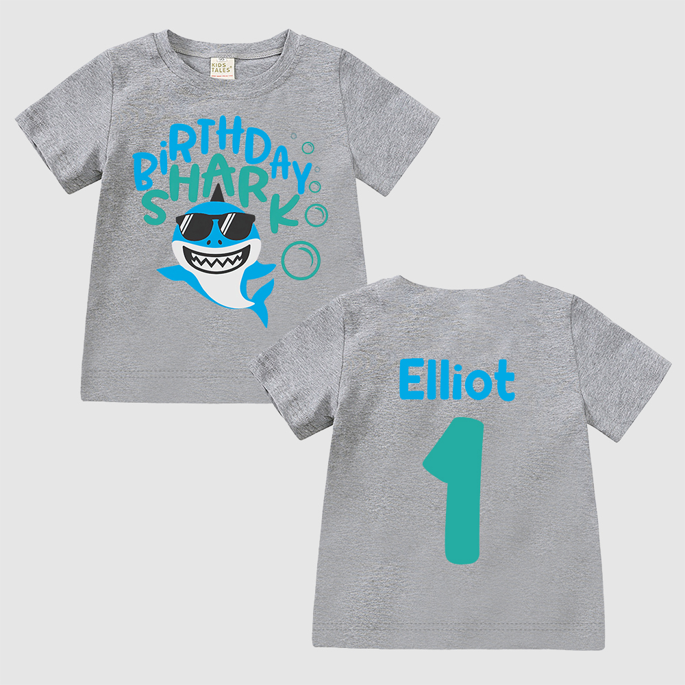Personalized Shark Birthday T-Shirt | inBirth31