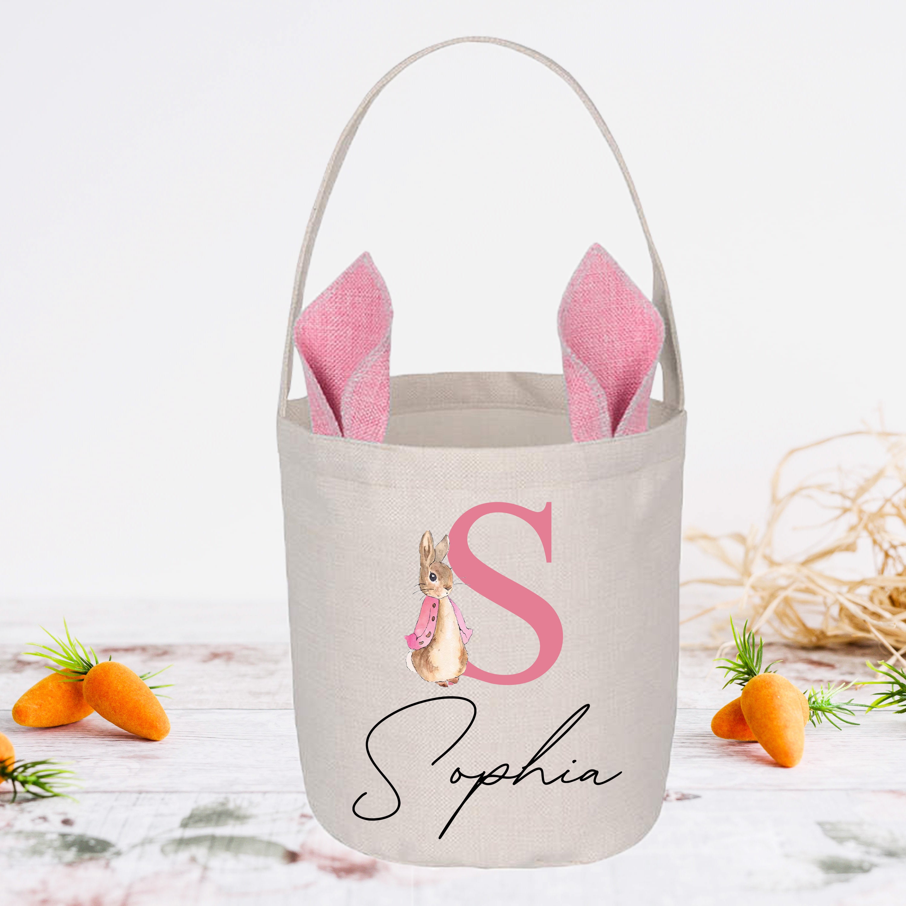 Personalized Name Bunny Easter Gift Sack | CWEaster30