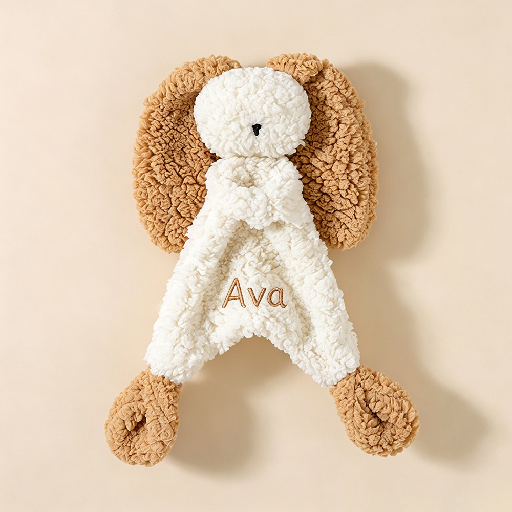 Personalized Kid's Lovely Soft Lambswool Baby Comfort Toy | CWToy190