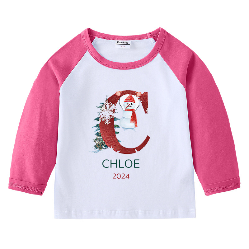 Personalized Kid Initial Cozy Christmas Santa Sweatshirt | inSweatshirt71